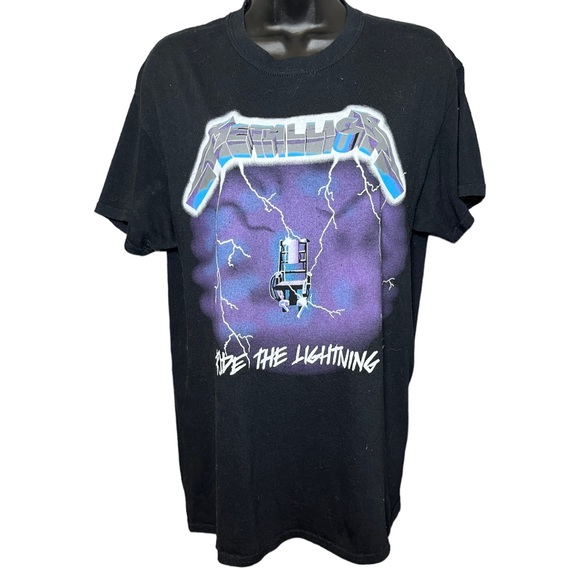 METALLICA Black “Ride The Light” Tee Shirt - Picture 1 of 3